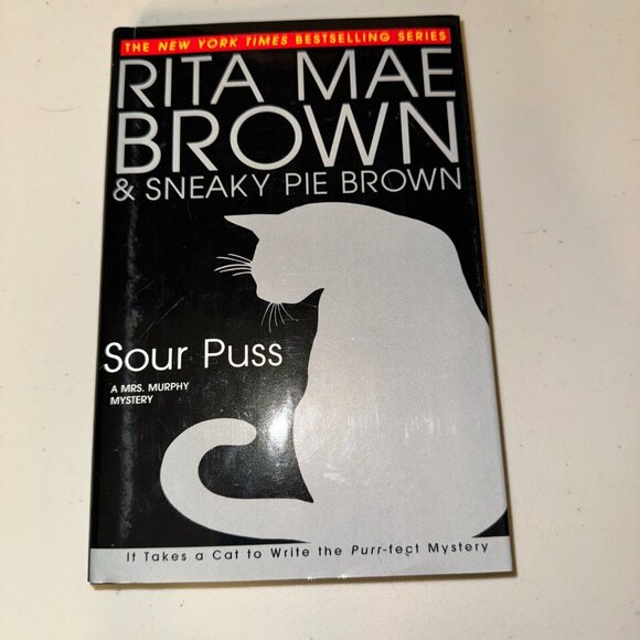 Lot 5 Mrs. Murphy Mystery by Rita Mae Brown & Sneaky Pie Brown Hardcover Novel - Picture 16 of 16